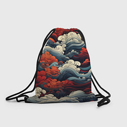 Рюкзак-мешок Японское море, цвет: 3D-принт