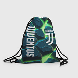Мешок для обуви Juventus green neon