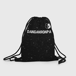 Рюкзак-мешок Danganronpa glitch на темном фоне: символ сверху, цвет: 3D-принт