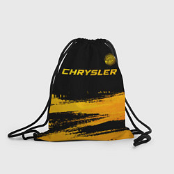 Рюкзак-мешок Chrysler - gold gradient: символ сверху, цвет: 3D-принт