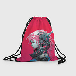 Рюкзак-мешок Равнодушный киборг, цвет: 3D-принт