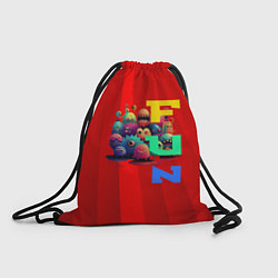 Рюкзак-мешок Весело FUN, цвет: 3D-принт