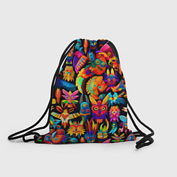 Рюкзак-мешок Мифические монстрики, цвет: 3D-принт