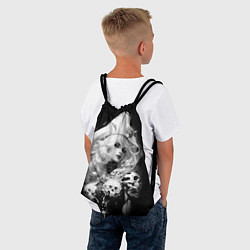 Рюкзак-мешок Ведьма в белой треуголке, цвет: 3D-принт — фото 2