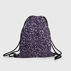 Рюкзак-мешок Фиолетовый паттерн узоры, цвет: 3D-принт