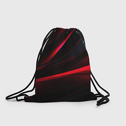Рюкзак-мешок Red lighting black background, цвет: 3D-принт