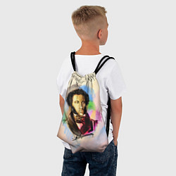 Рюкзак-мешок А Пушкин, цвет: 3D-принт — фото 2