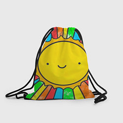 Рюкзак-мешок Позитивное солнышко, цвет: 3D-принт