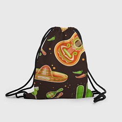 Рюкзак-мешок Мексиканское веселье, цвет: 3D-принт