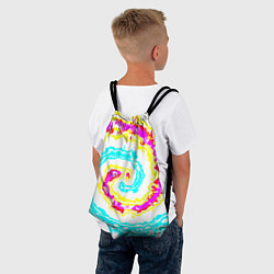 Рюкзак-мешок Тай-дай триппи, цвет: 3D-принт — фото 2