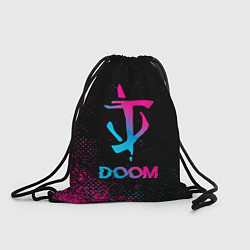 Рюкзак-мешок Doom - neon gradient, цвет: 3D-принт