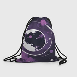 Рюкзак-мешок Фиолетовый космос - нейросеть, цвет: 3D-принт