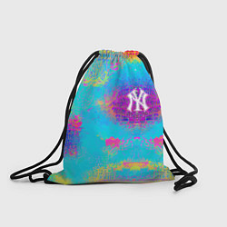 Рюкзак-мешок New York Yankees - baseball team - logo, цвет: 3D-принт