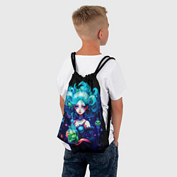 Рюкзак-мешок Милая ведьма с магическим зельем, цвет: 3D-принт — фото 2