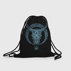 Рюкзак-мешок Голова животного с рогами - кельстские узор, цвет: 3D-принт