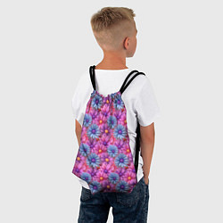 Рюкзак-мешок Цветочный паттерн из гербер, цвет: 3D-принт — фото 2