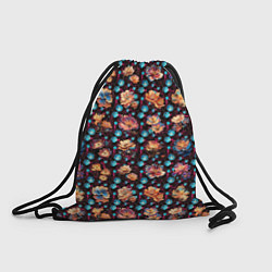 Рюкзак-мешок Фантастические маки, цвет: 3D-принт