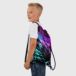 Рюкзак-мешок Fortnite neon uniform, цвет: 3D-принт — фото 2