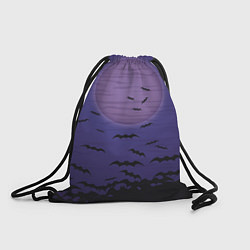 Рюкзак-мешок Летучие мыши шабаш, цвет: 3D-принт