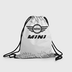 Мешок для обуви Mini speed на светлом фоне со следами шин