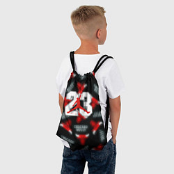 Рюкзак-мешок Basketball jordan logo, цвет: 3D-принт — фото 2