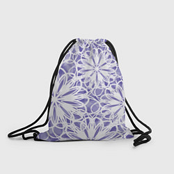 Рюкзак-мешок Стилизованные цветы абстракция, цвет: 3D-принт