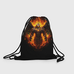 Рюкзак-мешок Пламенный Бог Тот, цвет: 3D-принт