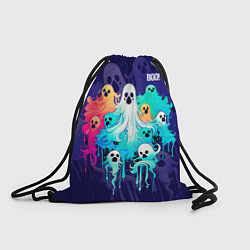 Рюкзак-мешок Разноцветные привидения, цвет: 3D-принт
