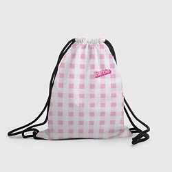 Рюкзак-мешок Barbie - розовая клетка костюма из фильма, цвет: 3D-принт