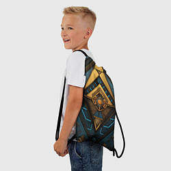 Рюкзак-мешок Узор в египетском стиле, цвет: 3D-принт — фото 2
