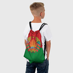 Рюкзак-мешок Республика Беларусь, цвет: 3D-принт — фото 2