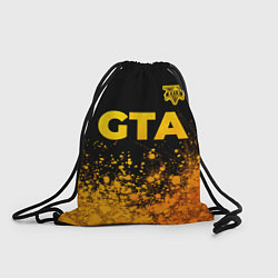 Мешок для обуви GTA - gold gradient посередине