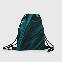 Рюкзак-мешок Бирюзовая плазма абстракиця, цвет: 3D-принт
