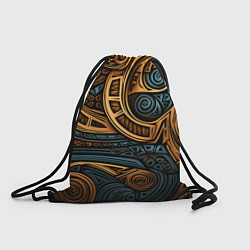 Рюкзак-мешок Паттерн в викингском стиле, цвет: 3D-принт