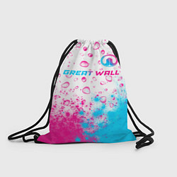 Мешок для обуви Great Wall neon gradient style посередине