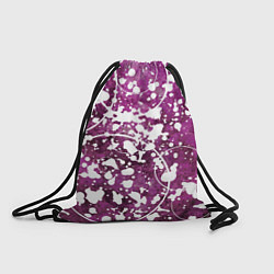 Рюкзак-мешок Абстракция - круги на пурпурном, цвет: 3D-принт