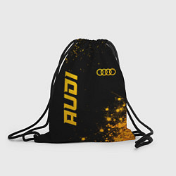 Мешок для обуви Audi - gold gradient вертикально