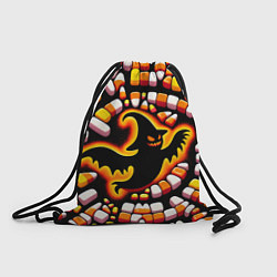 Рюкзак-мешок Мультяшный призрак, цвет: 3D-принт