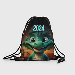 Мешок для обуви Зеленый дракон 2024