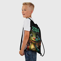 Рюкзак-мешок 2024 символ года, цвет: 3D-принт — фото 2