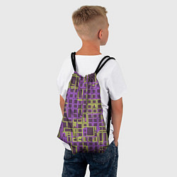 Рюкзак-мешок Разноцветные толстые линии, цвет: 3D-принт — фото 2