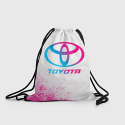 Мешок для обуви Toyota neon gradient style