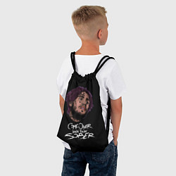 Рюкзак-мешок Game over Lil peep, цвет: 3D-принт — фото 2