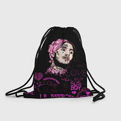 Рюкзак-мешок Lil peep neon rap 2017, цвет: 3D-принт