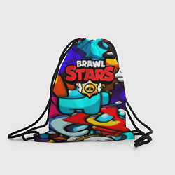 Рюкзак-мешок Brawl stars mobile game brawlers, цвет: 3D-принт