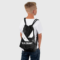 Рюкзак-мешок Valorant glitch на темном фоне, цвет: 3D-принт — фото 2