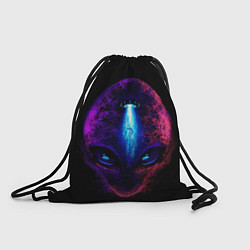 Рюкзак-мешок UFO alien head, цвет: 3D-принт