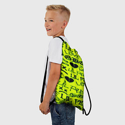 Рюкзак-мешок Lil peep кислотный стиль, цвет: 3D-принт — фото 2