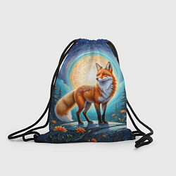 Рюкзак-мешок Мистическая лиса тотем лисы, цвет: 3D-принт
