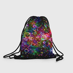 Рюкзак-мешок Мыльные пузырики, цвет: 3D-принт